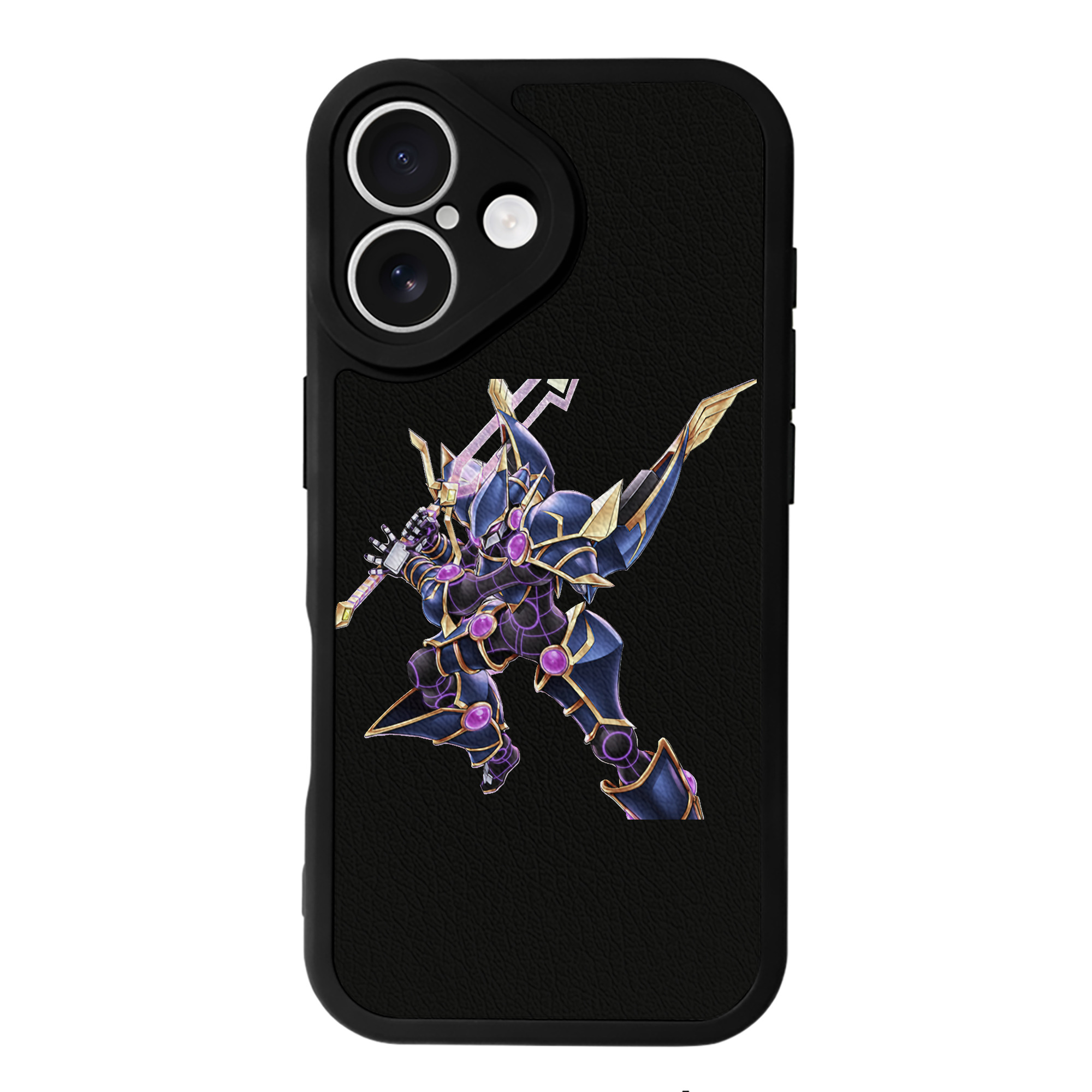 （画像用） 遊☆戯☆王 Yu-Gi-Oh! 【iPhone 16シリーズ対応】シリコンスマホケース（レザー調） 材質：シリコン